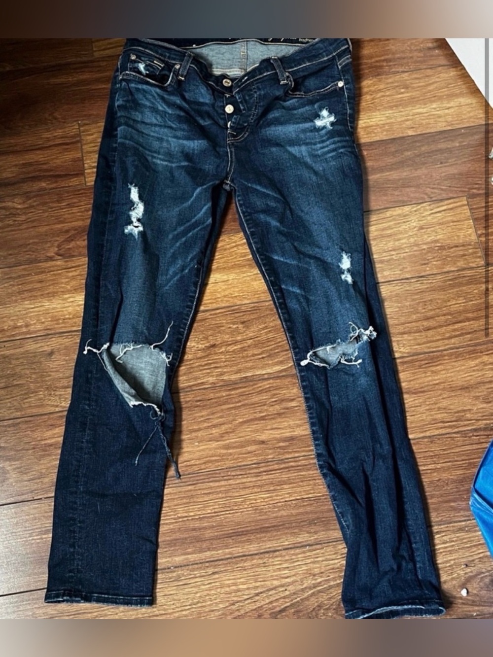 7 For All Mankind Josephina Skinny Boyfriend Jeans Size 27